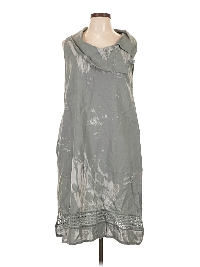 Pre-owned Assorted Brands Casual Dress In Gray