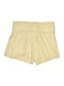 Alice Blue Solid Yellow Shorts Size M - photo 2