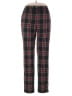 Long Tall Sally Plaid Black Casual Pants Size 14 - photo 1