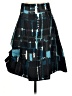 Express Design Studio Graphic Teal Casual Skirt Size 0 - photo 1