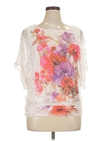 Brittany Black 3/4 Sleeve Blouse (view 1)