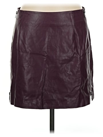 French Connection Faux Leather Skirt (view 1)