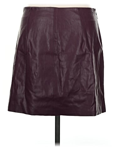 French Connection Faux Leather Skirt (view 2)
