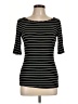 Green Envelope Black 3/4 Sleeve Top Size L - photo 1