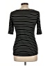 Green Envelope Black 3/4 Sleeve Top Size L - photo 2