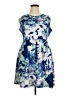 Apt. 9 Tropical Blue Cocktail Dress Size XL - photo 1