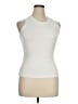 ChicMe Ivory Sleeveless T-Shirt Size XL - photo 1