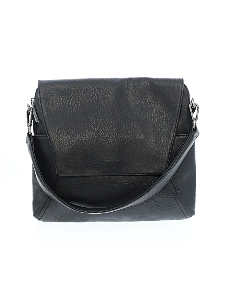 Pre-owned Matt & Nat Shoulder Bag In Black