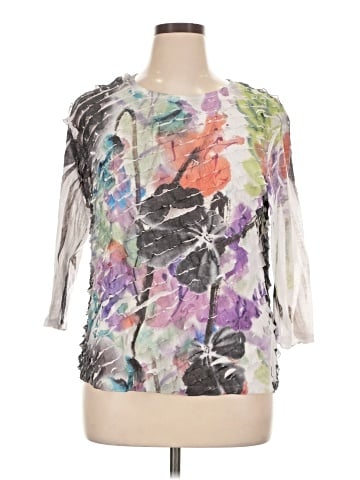Jess & Jane 3/4 Sleeve T-Shirt (view 1)