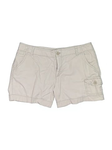 French Cuff Khaki Shorts (view 1)