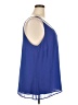 Michel Studio 100% Polyester Blue Sleeveless Blouse Size 20 - photo 4