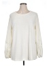Dennis by Dennis Basso Ivory Long Sleeve Blouse Size XL - photo 1