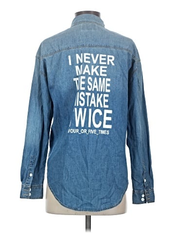 Forever 21 Long Sleeve Button-Down Shirt (view 2)