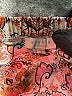 Chenault 100% Polyester Paisley Silver Formal Skirt Size S - photo 4