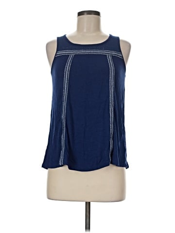 Buttons Sleeveless Blouse (view 1)