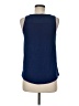 Buttons Blue Sleeveless Blouse Size M - photo 2