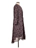 Gap 100% Polyester Paisley Brown Casual Dress Size L - photo 4