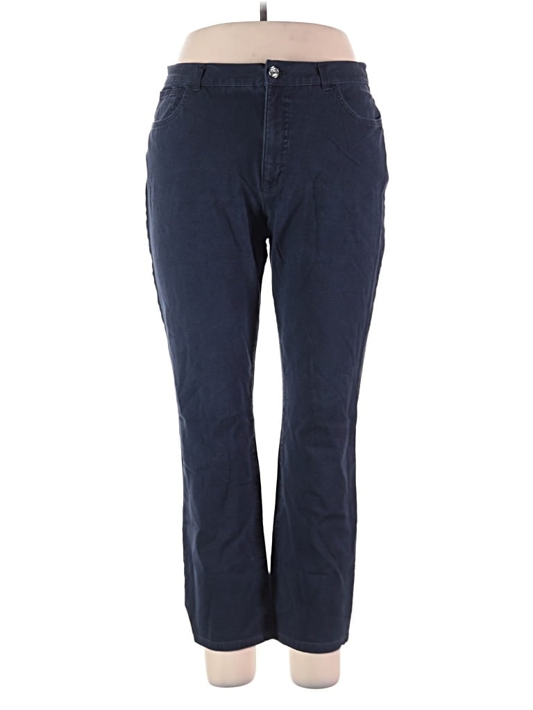 Pre-owned Chaps Casual Pants In Blue