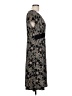 Elementz Paisley Black Casual Dress Size L - photo 4