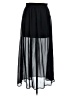 Cotton On 100% Polyester Solid Black Formal Skirt Size 6 - photo 1