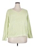 Talbots 100% Cotton Green Pullover Sweater Size 2X - photo 1