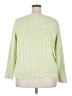 Talbots 100% Cotton Green Pullover Sweater Size 2X - photo 2