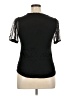 Willow Black Short Sleeve Top Size XL - photo 2