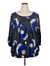 Apostrophe Blue 3/4 Sleeve Blouse Size 20 - photo 1