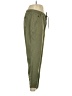 Ascend Solid Green Casual Pants Size M - photo 4