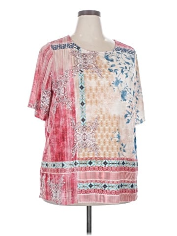 Cj Banks Short Sleeve Blouse (view 1)