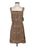 BP. 100% Polyester Animal Print Brown Cocktail Dress Size S - photo 1