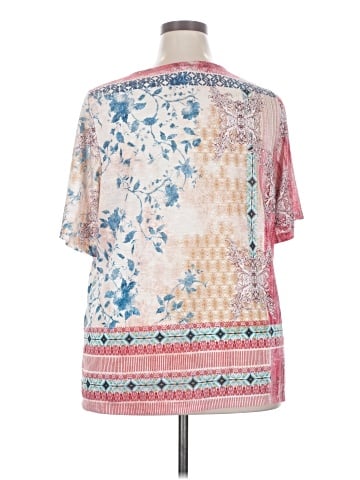 Cj Banks Short Sleeve Blouse (view 2)