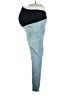 Isabel Maternity Color Block Blue Jeans Size 14 - photo 5