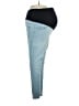 Isabel Maternity Color Block Blue Jeans Size 14 - photo 4