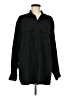 Gap Solid Black Long Sleeve Button-Down Shirt Size M (tall) - photo 1