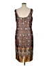 St. John Print Brown Cocktail Dress Size 16 - photo 2