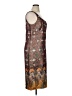 St. John Print Brown Cocktail Dress Size 16 - photo 4