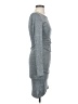 Leith Solid Gray Casual Dress Size XS - photo 4