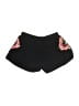 May & July 100% Polyester Hearts Black Shorts Size L - photo 2