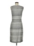 St. John Chevron-herringbone Gray Casual Dress Size 6 - photo 2