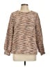 Ann Taylor LOFT 100% Polyester Tweed Brown Pullover Sweater Size Lg Petite - photo 1