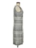 St. John Chevron-herringbone Gray Casual Dress Size 6 - photo 4