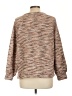Ann Taylor LOFT 100% Polyester Tweed Brown Pullover Sweater Size Lg Petite - photo 2