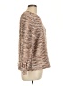 Ann Taylor LOFT 100% Polyester Tweed Brown Pullover Sweater Size Lg Petite - photo 4