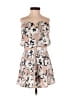 JOA Floral Pink Tan Cocktail Dress Size XS - photo 1