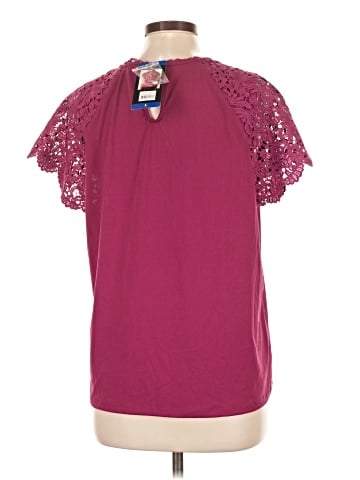 Cable & Gauge Short Sleeve Blouse (view 2)