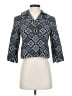 Akris Punto Argyle Blue Jacket Size 2 - photo 1