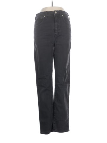 Madewell Tall Classic Straight Jeans in Lunar Wash (view 1)
