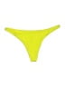 LNA Solid Yellow Swimsuit Bottoms Size L - photo 2