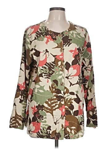 Hot Cotton by Marc Ware Long Sleeve Blouse (view 1)